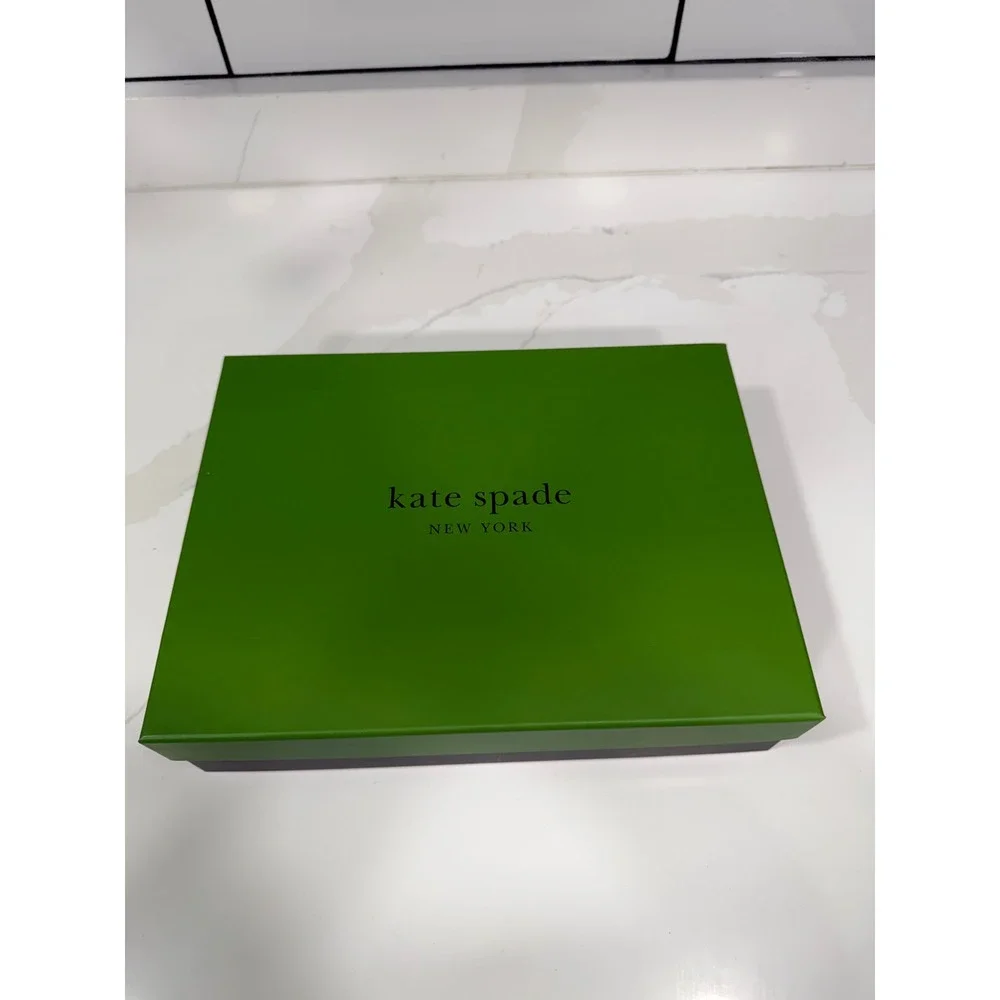 Kate Spade New York Velvet Bow Beanie and Touchscreen Glove Set English Rose NEW